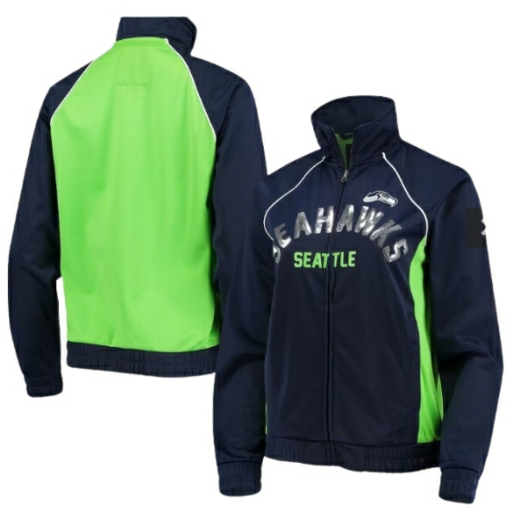 NWT Seattle Seahawks Track Jacket W-XL